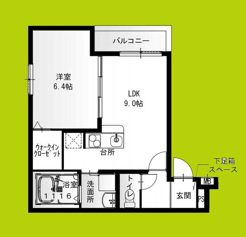 フジパレス吉田ノース 間取り