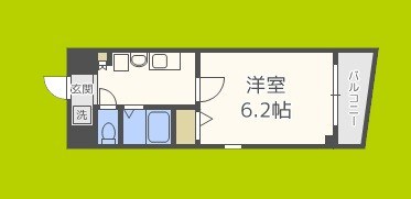 オズレジデンス天下茶屋 間取り