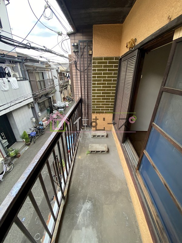 平野区喜連2丁目一戸建て ベランダ