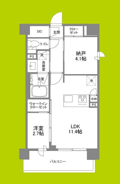 シーズンフラッツ新大阪SOUTH 間取り