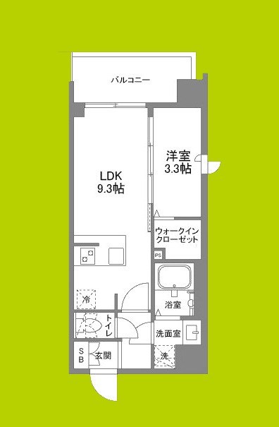 シーズンフラッツ新大阪SOUTH 間取り図