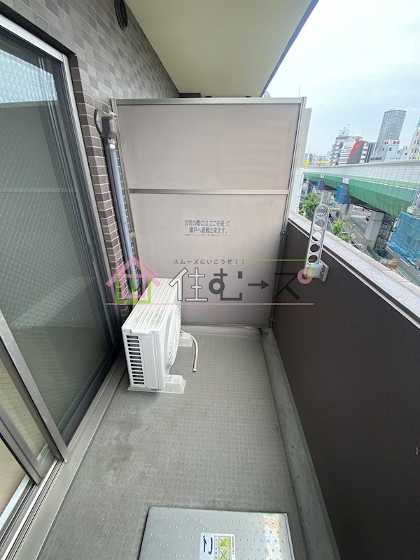 スワンズシティ堂島川 ベランダ