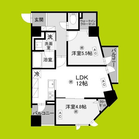 コンフォート泉尾 間取り