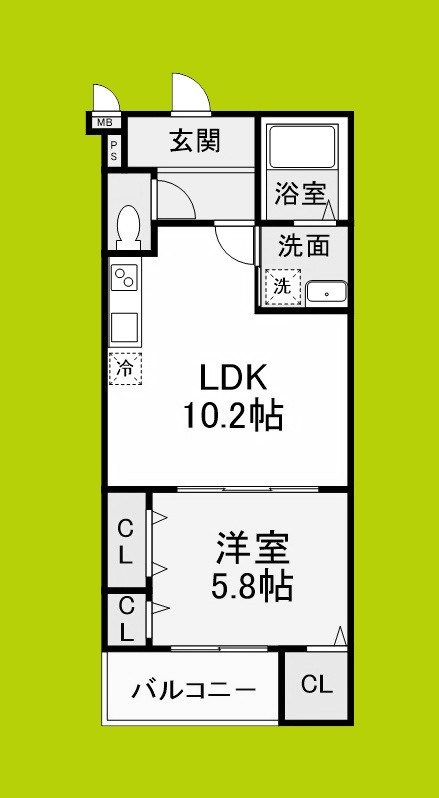 プライムメゾン・ルナ 間取り図