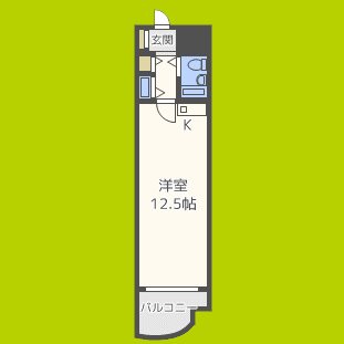ハピネス上六 間取り