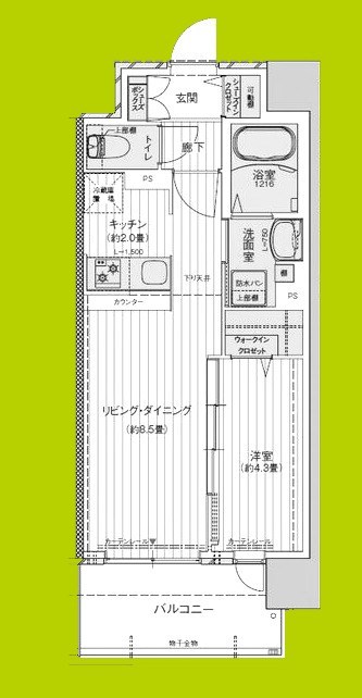 サザンネスト住ノ江駅前 間取り図