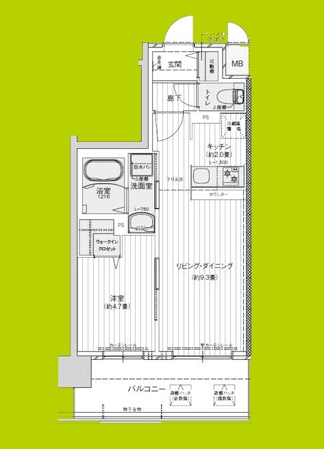 サザンネスト住ノ江駅前 間取り図