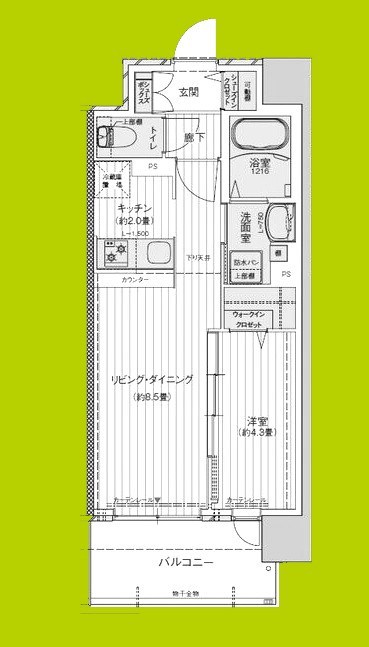 サザンネスト住ノ江駅前 間取り図