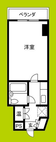 ユーロハイツ東天満 間取り