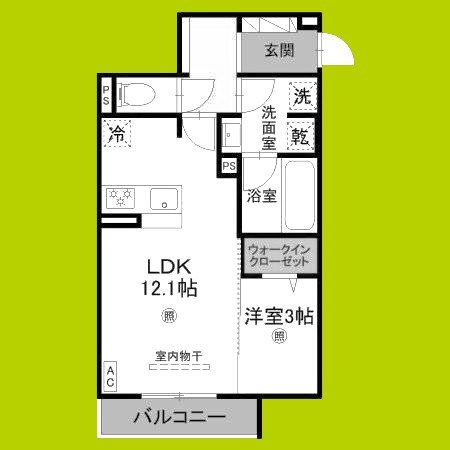 トリシア今川 間取り図