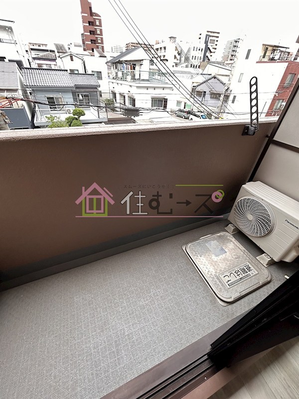 リーガル新大阪Ⅱ ベランダ
