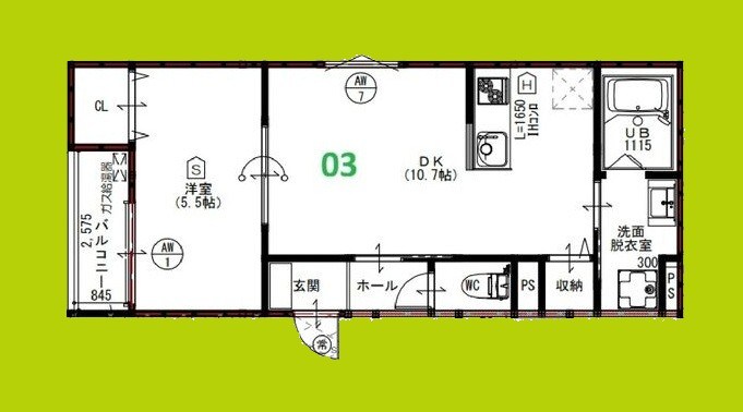 TEKO宮之阪 間取り図