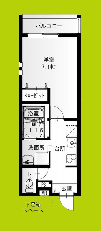 フジパレス阪急武庫之荘駅西Ⅲ番館 間取り図