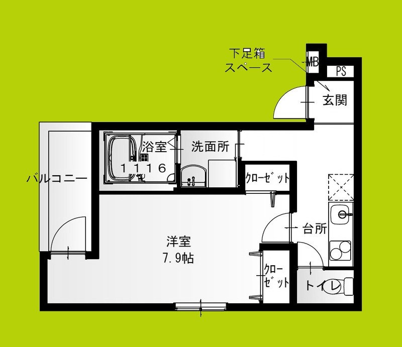 フジパレス阪急武庫之荘駅西Ⅲ番館 間取り図