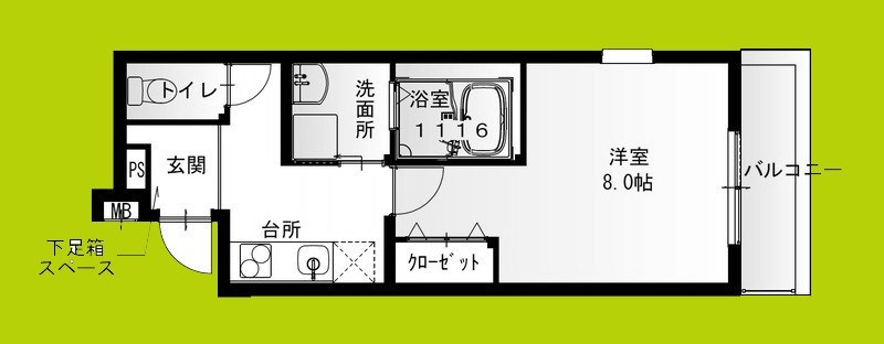 フジパレス吉田サウス 間取り図