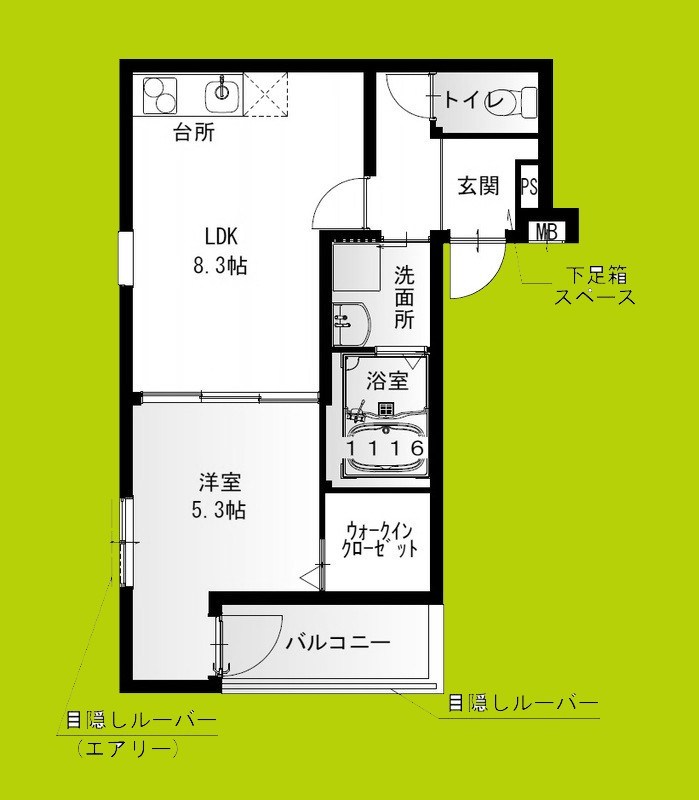 フジパレス吉田サウス 間取り図