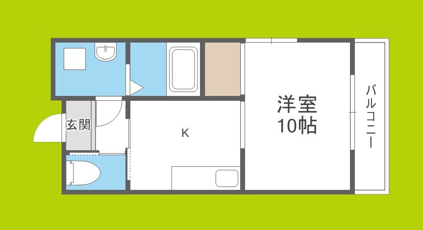 ルナコート南港中 間取り図