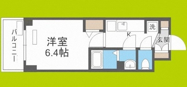 プレサンス南堀江スタイルズ 間取り