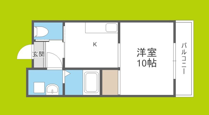 ルナコート南港中 間取り図