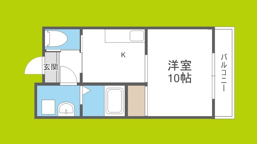 ルナコート南港中 間取り図