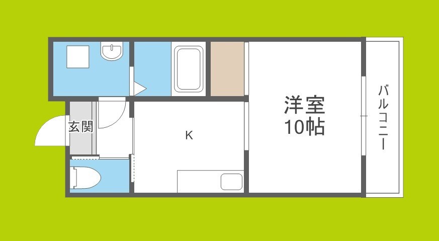 ルナコート南港中 間取り図