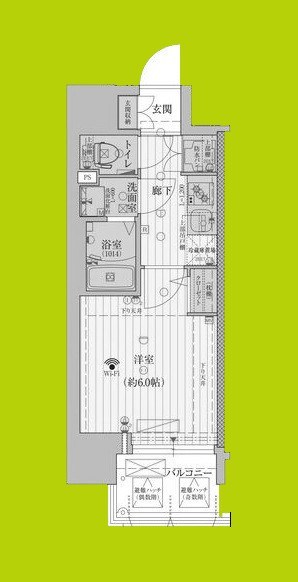 ファーストフィオーレ十三エリオ 間取り図