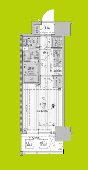 ファーストフィオーレ十三エリオ 間取り図