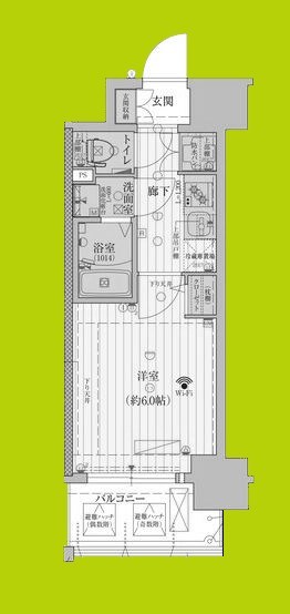 ファーストフィオーレ十三エリオ 間取り図