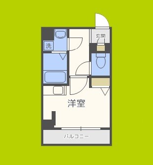 サンロール難波南 間取り