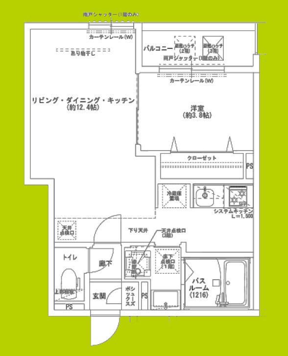 Louis Apartment 武庫川 間取り
