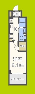 コンフォリア北堀江一丁目 間取り