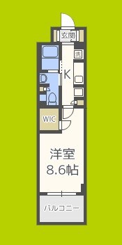 コンフォリア北堀江一丁目 間取り