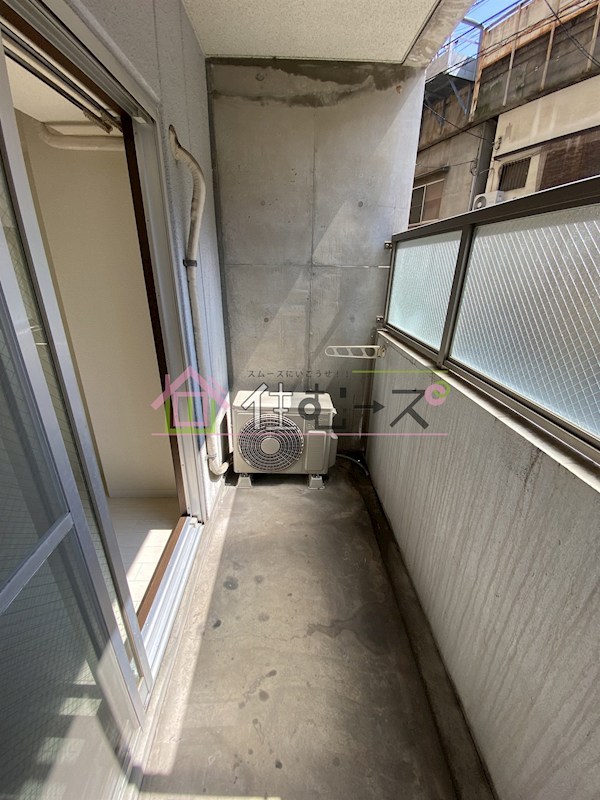 グランヴィ天王寺 ベランダ