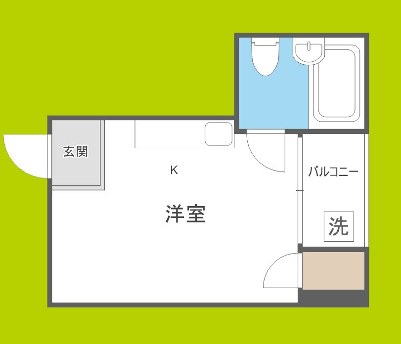 コーポウエスト神路 間取り