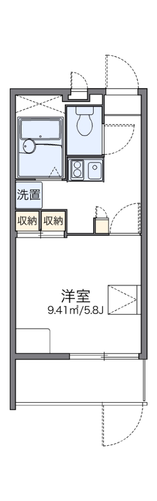 レオパレス春駒マンション 間取り
