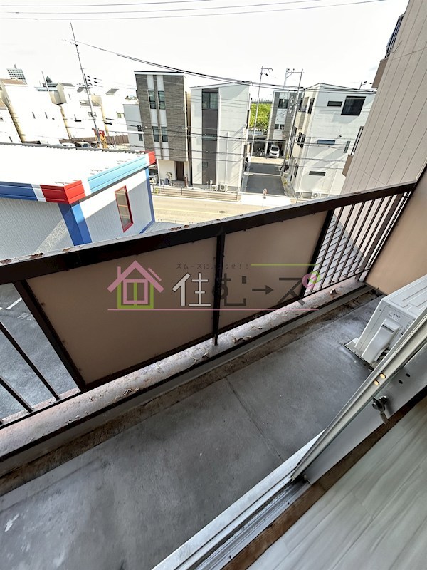門田マンション ベランダ