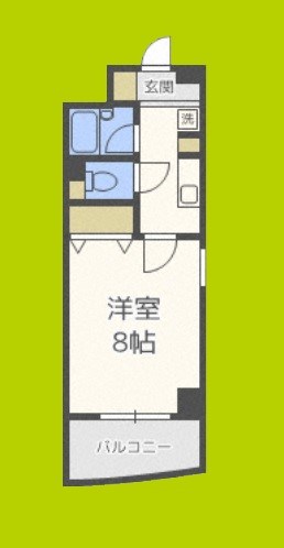 アンシャンテ南堀江 間取り