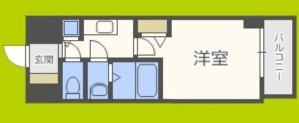 エス・キュート京町堀 間取り
