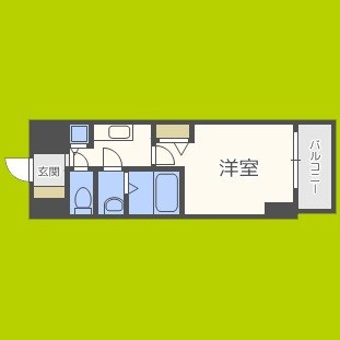エス・キュート京町堀 間取り