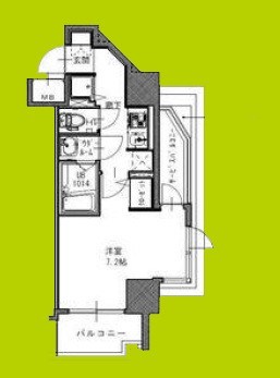 S-RESIDENCE南堀江 間取り