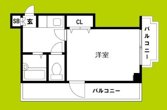 ルミナス難波 間取り