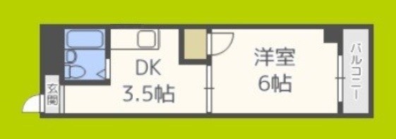 かねまつ南巽マンション 間取り