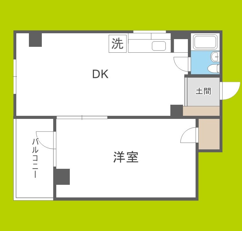 阿倍野阪南マンション 間取り