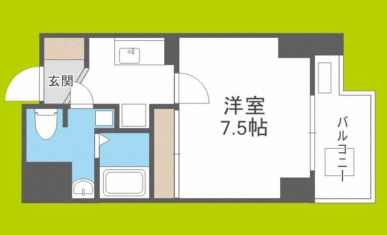 ORYZA肥後橋 間取り