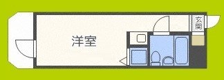 朝日プラザ都島北通タウンルーム 間取り