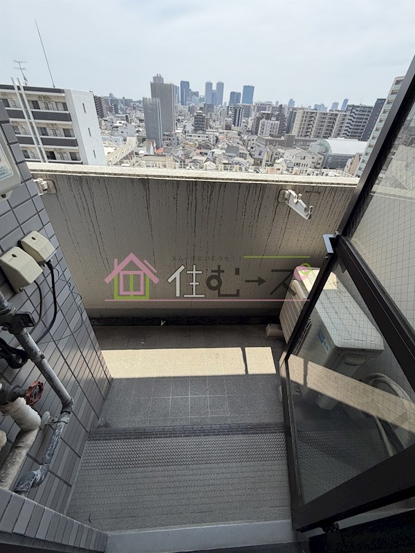 朝日プラザ都島北通タウンルーム ベランダ