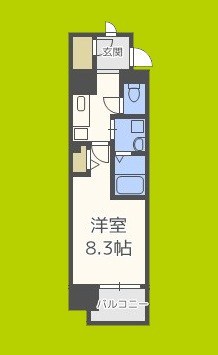 アスリート本町リバーウエスト 間取り