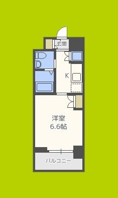 エイペックス南堀江  間取り