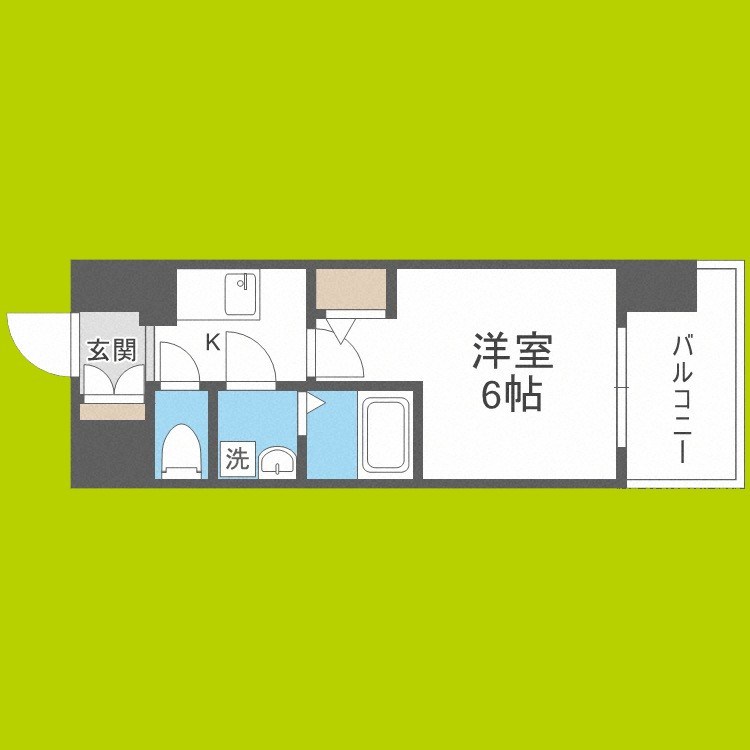 エスリード難波ザ・ゲート 間取り
