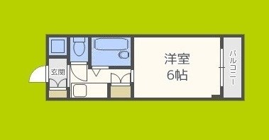 インターナショナル玉造 間取り